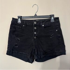 Mudd Black Buttonfly Shorts